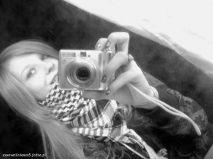 selfie, monochrome