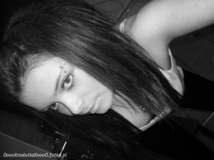 mouth, hair, smile, monochrome