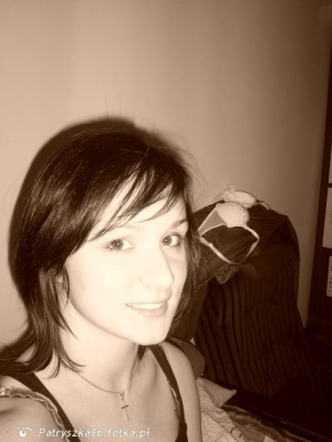 hair, smile, ear, monochrome, bangs