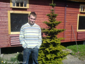 jeans, standing, garden