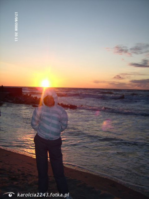 sky, vacation, standing, beach, sunset
