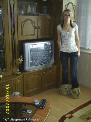 jeans, standing, room