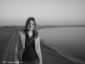 outerwear, sky, standing, monochrome