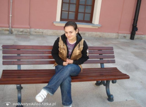 jeans, denim, sitting, bench