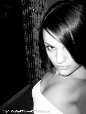 hair, monochrome