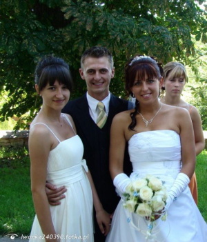 fun, smile, person, dress, event, petal, plant, flower, gown, bride, groom