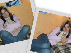 jeans, sitting