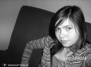 hair, smile, monochrome, bangs