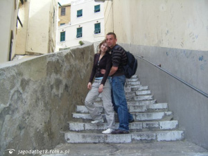 jacket, jeans, denim, wall, stairs