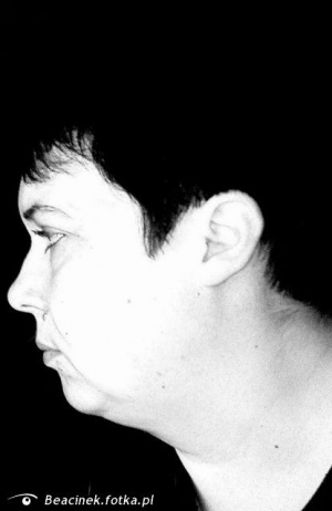 ear, monochrome