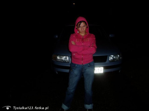 outerwear, jeans, standing, vehicle, car, bumper