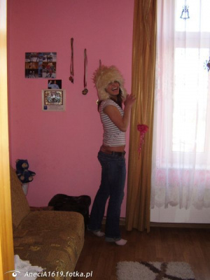 standing, room, curtain