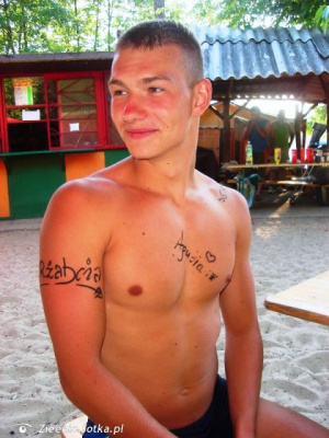 muscle, dude, person, tattoo