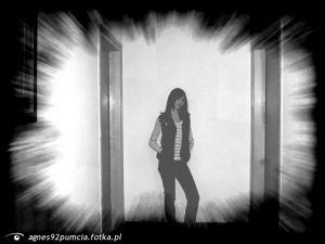 standing, monochrome