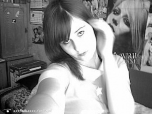 hair, monochrome