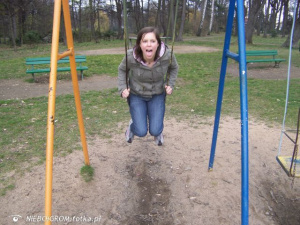 jeans, playground, swing