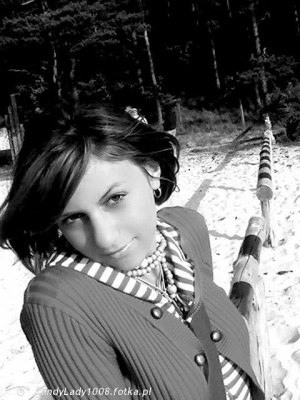 smile, monochrome