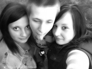 selfie, fun, smile, monochrome