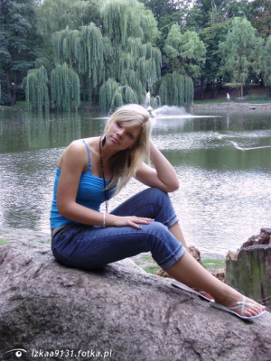 hair, jeans, sitting, leisure, vacation, rock, lake