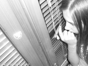 smile, monochrome