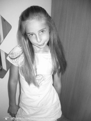 hair, skin, smile, monochrome