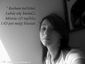 smile, monochrome