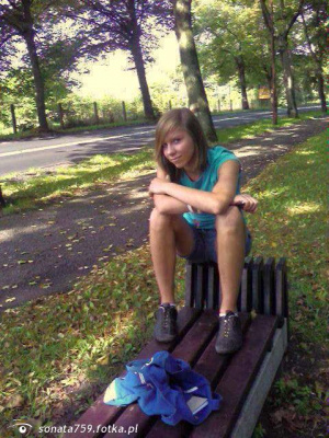 sitting, forest