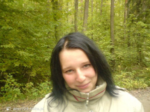 mouth, hair, skin, smile, forest