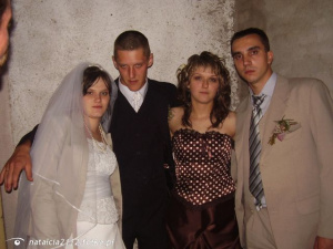 outerwear, fun, smile, person, dress, event, gown, veil, bride, groom