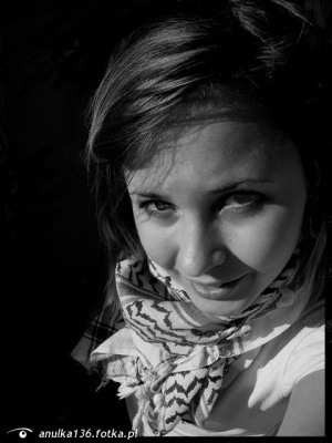 smile, monochrome