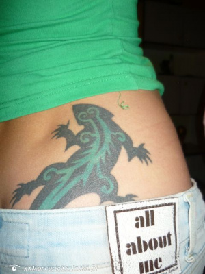 jeans, tattoo