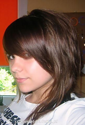 hair, bangs