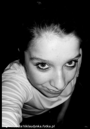 smile, monochrome