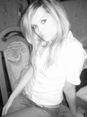 sitting, monochrome