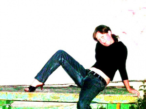 fun, jeans, sitting, leisure
