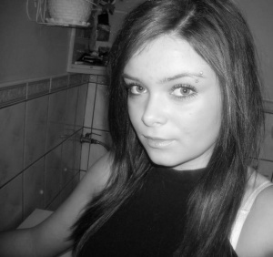 eyelash, hair, selfie, smile, monochrome