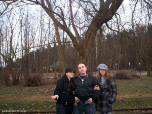 jacket, jeans, forest