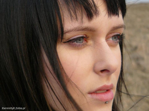 mouth, eyelash, hair, skin, bangs
