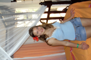 mouth, fun, jeans