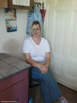 sitting, standing