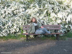 sitting, leisure, bench