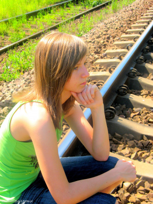 hand, jeans, sitting