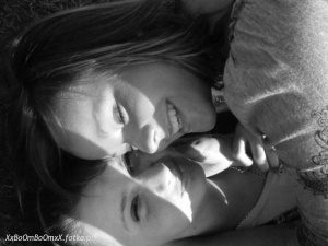 mouth, hand, monochrome