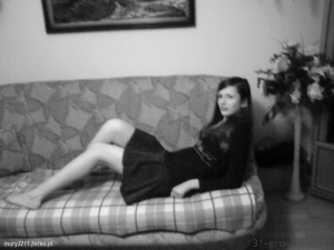 sitting, monochrome, couch