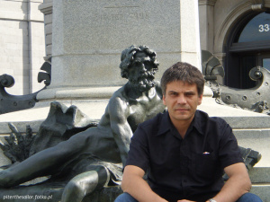 sitting, statue