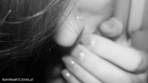 mouth, eyelash, skin, hand, ear, monochrome