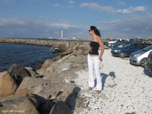 jeans, vacation, car, rock