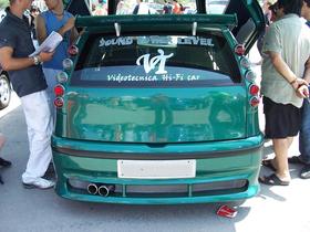fiat punto verde tuning car