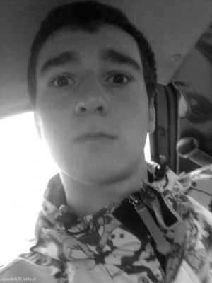selfie, smile, monochrome