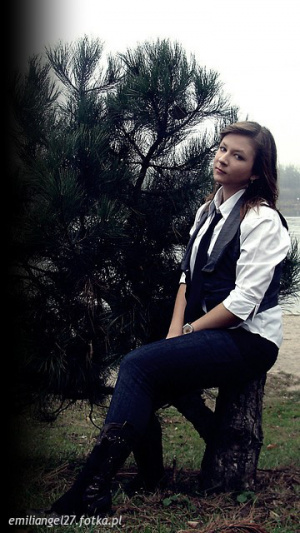 jeans, sitting, model